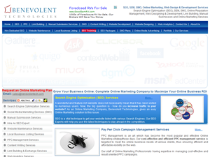 Screenshot of Online Marketing Company India  