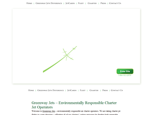 Screenshot of Environmentally Responsible Air Charters