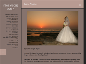 Screenshot of Cyprus Wedding Paphos