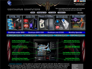 Screenshot of Custom Gaming Computers