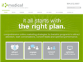 Screenshot of Medical Website Design and Development