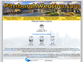 Screenshot of Pittsburgh Weather