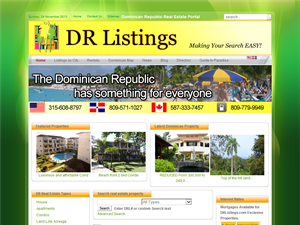 Screenshot of Dominican Republic Real Estate 