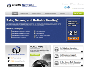 Screenshot of UK Based Hosting