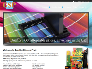 Screenshot of Greyfield Screen Print Ltd