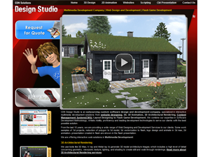 Screenshot of Web Design and Flash Game Development