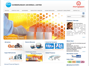 Screenshot of Abrasives Manufacturers