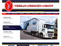 Screenshot of Verran Freight Ltd