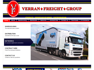 Screenshot of Verran Freight Ltd