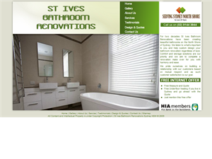 Screenshot of Bathroom Renovators