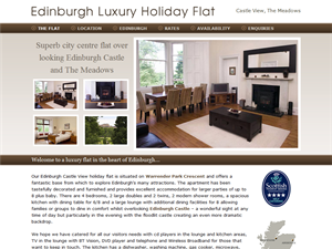 Screenshot of Edinburgh Luxury Holiday Flat