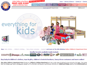 Screenshot of The Kids Window UK 