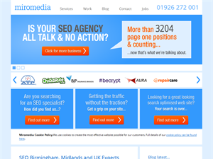 Screenshot of Search Engine Optimization Midlands