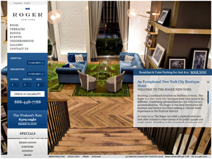 Screenshot of Midtown Manhattan Hotel Packages