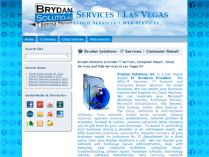 Screenshot of IT Services Provider.