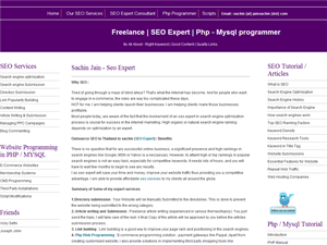 Screenshot of SEO Expert | Php - Mysql programmer
