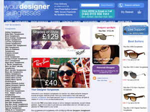 Screenshot of Tag Sunglasses