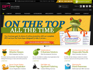 Screenshot of SEO Company India