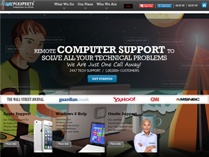 Screenshot of Computer Support