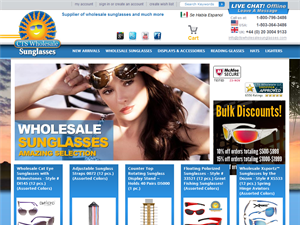 Screenshot of Discount Designer Sunglasses