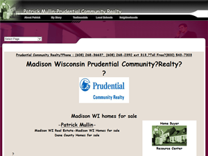 Screenshot of Madison Wisconsin Homes for Sale