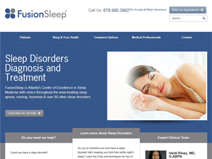 Screenshot of Sleep Apnea Treatment Clinic Atlanta, GA