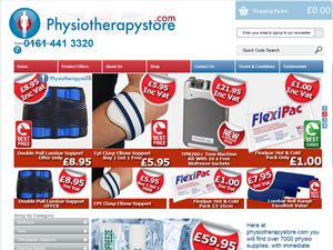 Screenshot of Physio Supplies