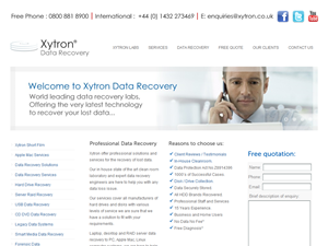 Screenshot of Data Recovery Services