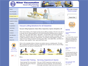 Screenshot of Kilner Vacuumation Co Ltd