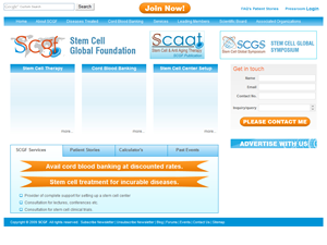 Screenshot of Stem Cell Treatment