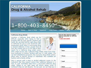 Screenshot of California Drug Rehab