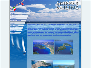 Screenshot of Charter Sailing Greece Cruises