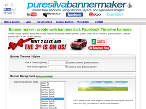 Screenshot of Banner Maker