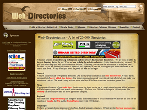 Screenshot of Directories List