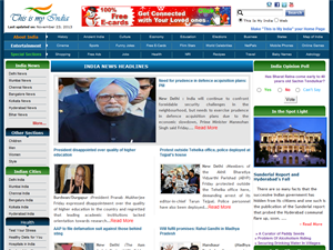 Screenshot of India News