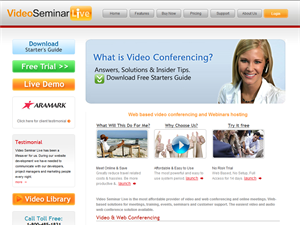 Screenshot of Video Conferencing Solutions