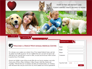 Screenshot of Pet Care Plano and Carrollton