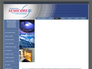 Screenshot of Thin Film Deposition Magnetron Sputtering Systems