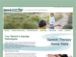 Screenshot of Speech Pathologists Brampton