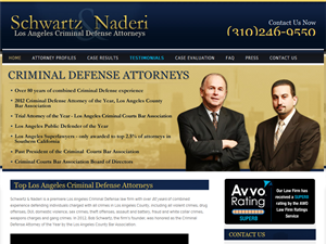 Screenshot of San Fernando Valley Criminal Lawyers