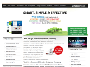 Screenshot of Website Development cCmpany Chennai