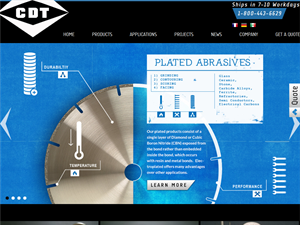 Screenshot of Diamond Band Saw Blades