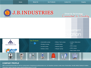 Screenshot of Aircraft Lamps Manufacturers