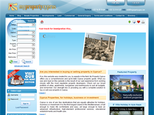 Screenshot of Cyprus Holiday Villas & Self Catering Apartments