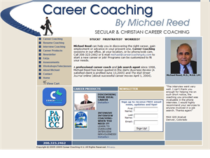 Screenshot of Career Coaching