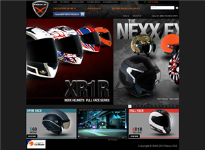 Screenshot of Racing Helmets