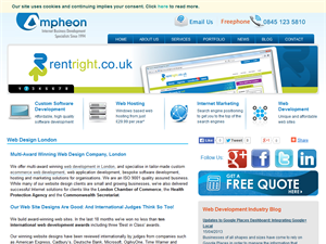 Screenshot of Web Design London