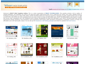 Screenshot of Web 2.0 Website Design