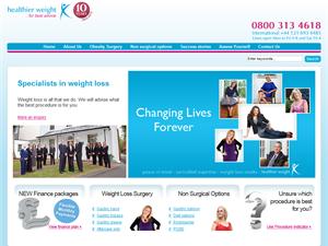 Screenshot of Weight Loss Clinic UK