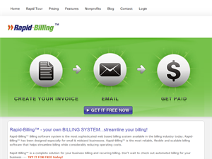 Screenshot of Online Billing System